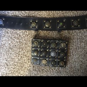 Leather belt